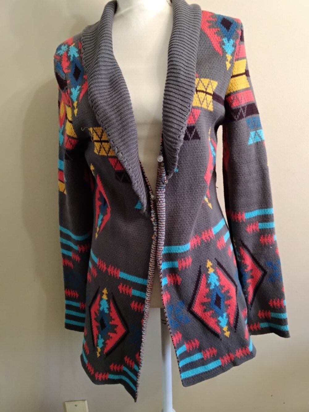 Powder River Outfitters by Panhandle Southwestern Aztec Cardigan - Size M